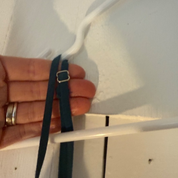 Entro Slip Dress Womens Teal Blue Boho Embroidered V Neck Flowy Boho Sz Med - Picture 9 of 13